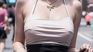 Panties Under Japanese Skirt Upskirt