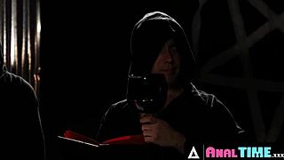 Busty Satanic Lily Lane All Holes Banged Ass to Mouth Double Penetration Gangbang