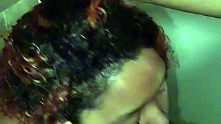 hot couple bangs in bathroom with creamy mouthshot 💦😍