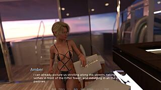 one minute they're just playing daring voyagers, next thing you know tits are out and fucking gets real wild