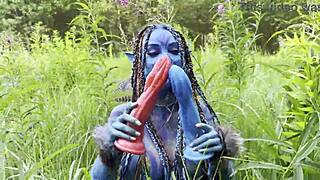 monika fox prolapses huge on hard dildo anal squirt outdoors 🌳💦🍑